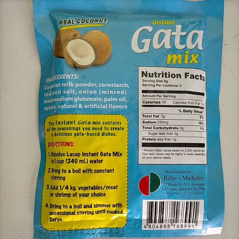 lasap gata back